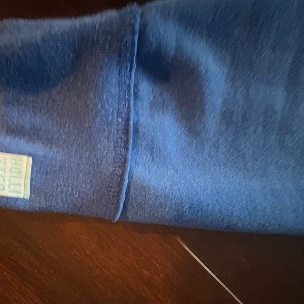 Men’s Hollister Blue Full Zip Hoodie - Size Large - Like NEW! - Picture 5 of 9